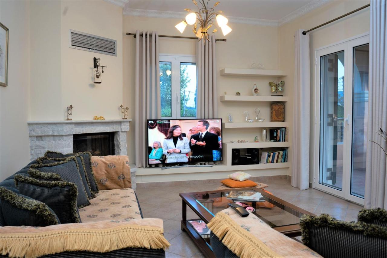 La Bella Vita - Luxury Holiday House Close To Corfu Town Potamos  Luaran gambar
