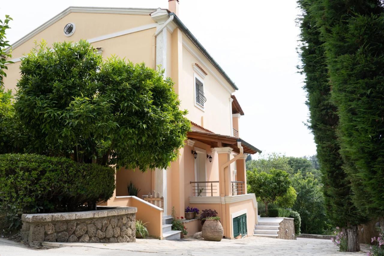 La Bella Vita - Luxury Holiday House Close To Corfu Town Potamos  Luaran gambar