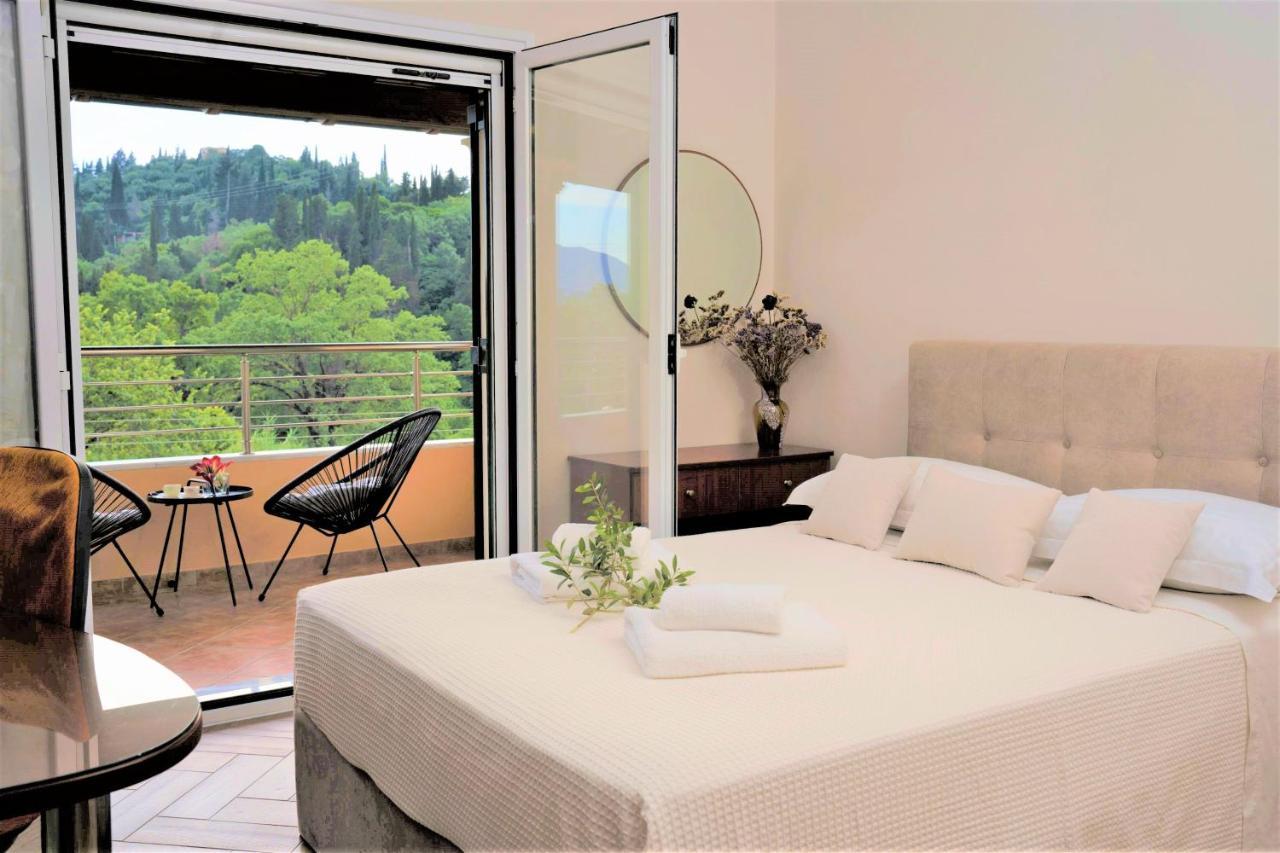 La Bella Vita - Luxury Holiday House Close To Corfu Town Potamos  Luaran gambar