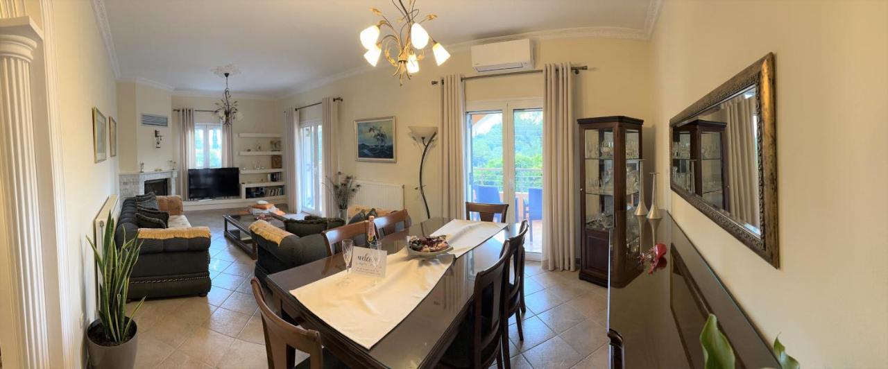 La Bella Vita - Luxury Holiday House Close To Corfu Town Potamos  Luaran gambar