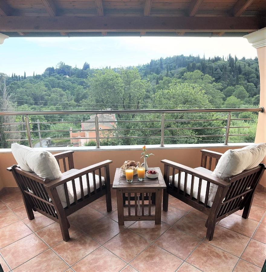 La Bella Vita - Luxury Holiday House Close To Corfu Town Potamos  Luaran gambar