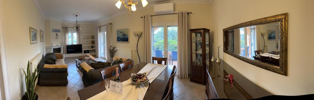 La Bella Vita - Luxury Holiday House Close To Corfu Town Potamos  Luaran gambar