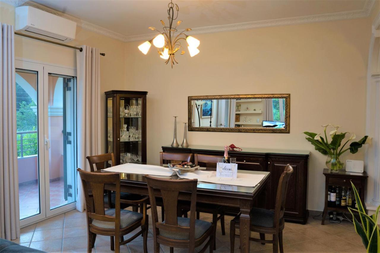 La Bella Vita - Luxury Holiday House Close To Corfu Town Potamos  Luaran gambar