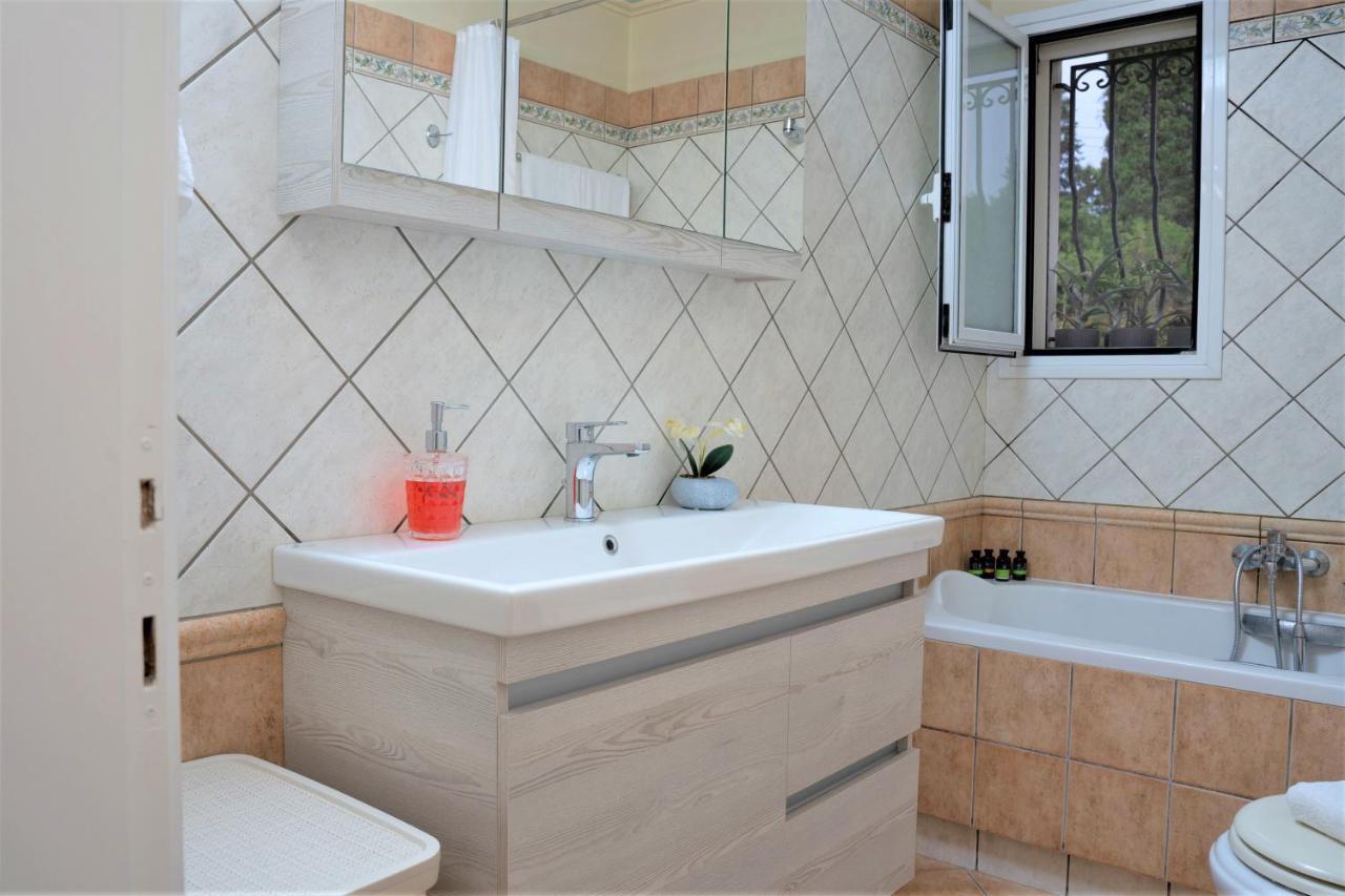 La Bella Vita - Luxury Holiday House Close To Corfu Town Potamos  Luaran gambar